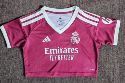 2026/27 Real Madrid Away Red Female Thailand Soccer Short Style Jersey-308