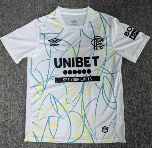 2026/27 Rangers Goalkeeper White Thailand Soccer Jersey AAA-BL