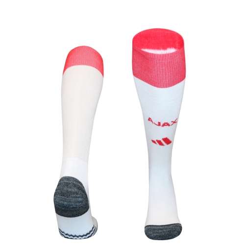 Adult & Kids 2026/27 Ajax Home White Thailand Soccer Socks