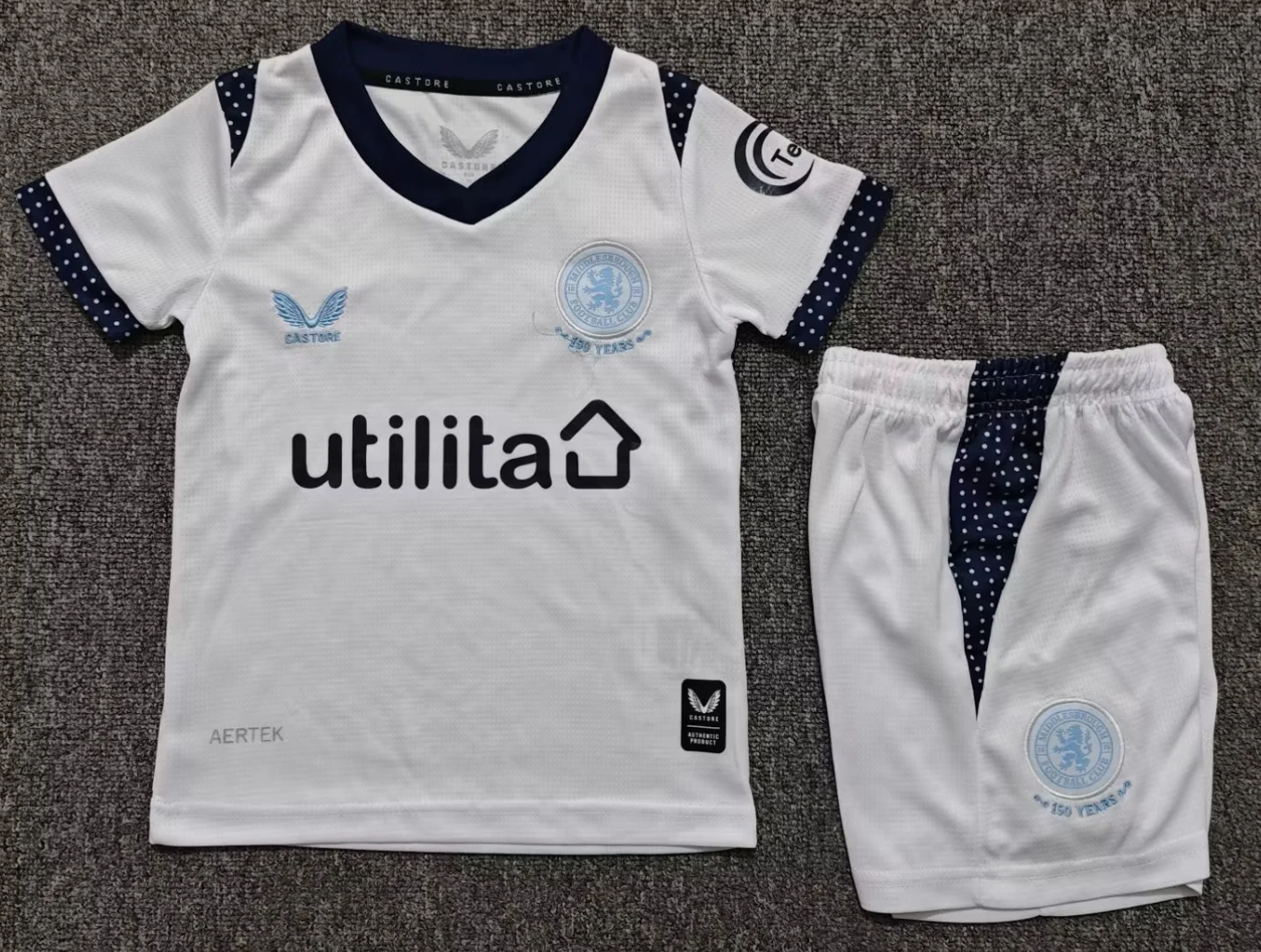Kids 2026/27 Middlesbrough Away White Kids/Youth Soccer Uniform-1040