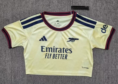 Short Clothing 2026/27 Arsenal 2nd Away Yellow Thailand Women Soccer Jersey AAA-308