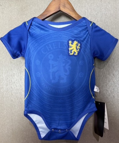 (Size 9/12 ) 2026/27 Chelsea Home Blue Baby Soccer Uniform-308