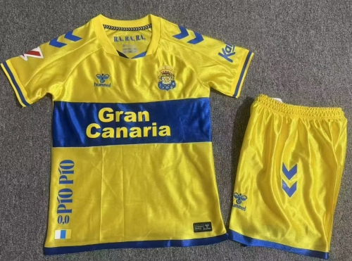 Kids 2026/27 UD Las Palmas Home Yellow Kids/Youth Soccer Uniform-1040
