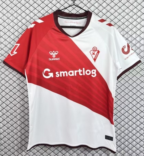 2026/27 SD Eibar Away Red & White Soccer Thailand Jersey AAA-503