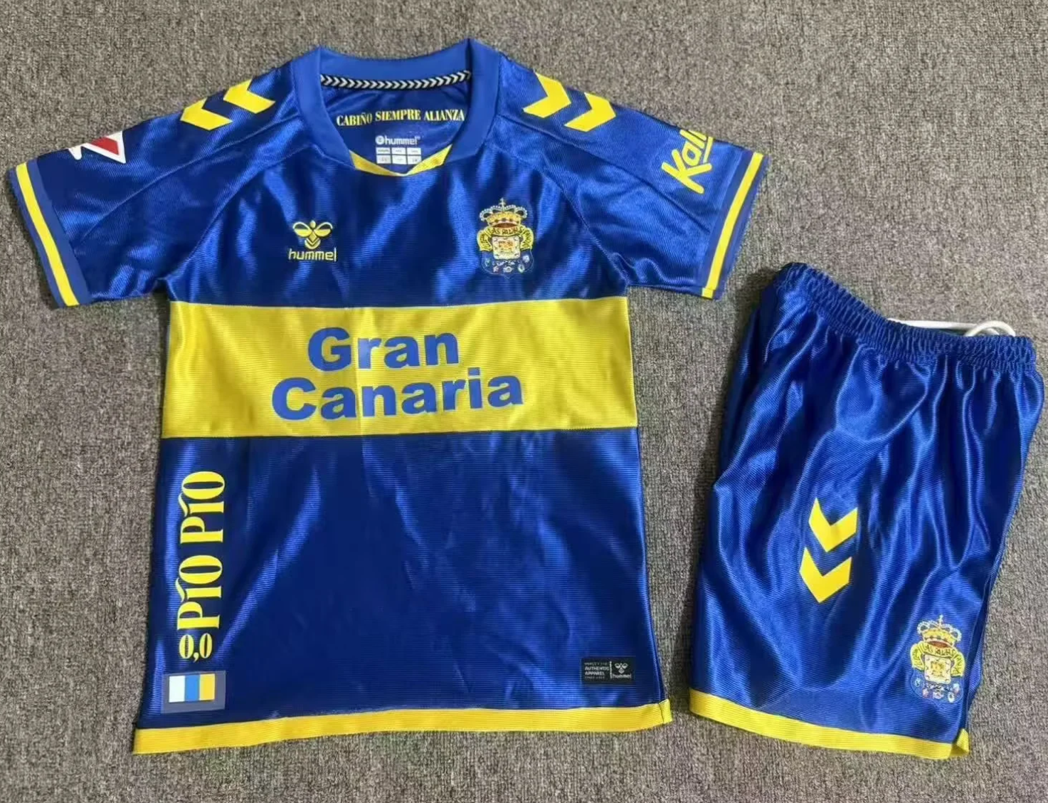 Kids 2026/27 UD Las Palmas Away Blue Kids/Youth Soccer Uniform-1040