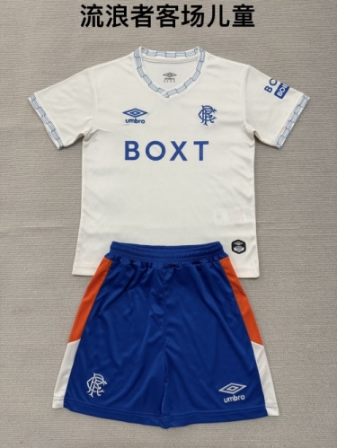 Kids 2026/27 Rangers Away White Kids/Youth Soccer Uniform-208