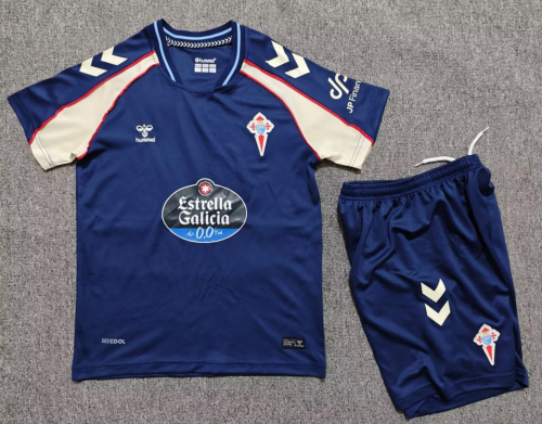 Kids 2026/27 RC Celta de Vigo Away Royal Blue Kids/Youth Soccer Uniform-1040