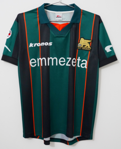 99/00 Retro Version Venezia Home Black & Green Thailand Soccer Jersey AAA-66