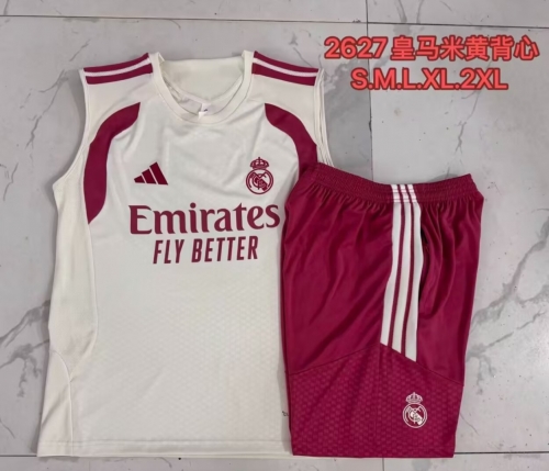 2026/27 Rea Madrid Rice Yellow Thailand Soccer Vest Suit-815