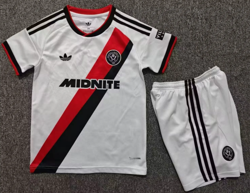 Kids 2026/27 Sheffield United Away White Kids/Youth Soccer Uniform-1040