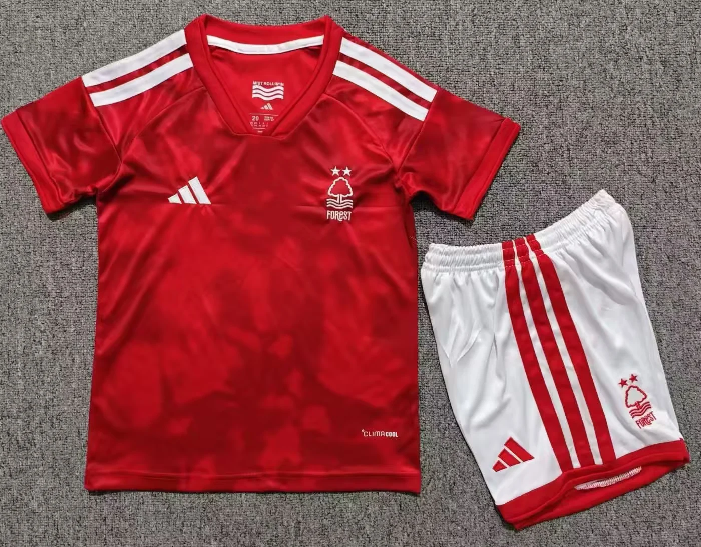 Kids 2026/27 Nottingham Forest Home Red Kids/Youth Soccer Uniform-1040
