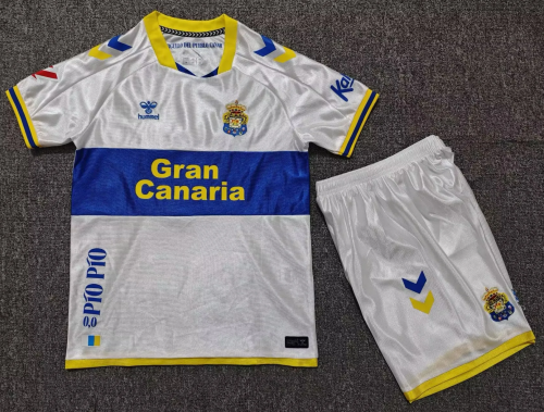 Kids 2026/27 UD Las Palmas 2nd Away White Kids/Youth Soccer Uniform-1040