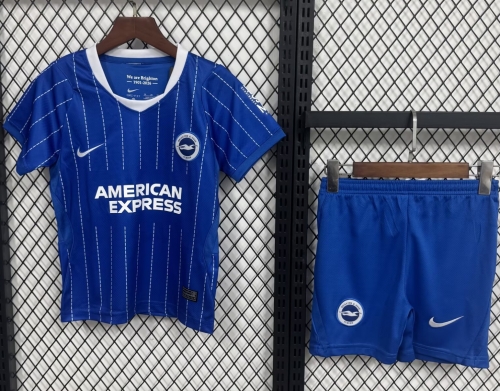 Kids 2026/27 Brighton & Hove Albion Home Blue Kids/Youth Soccer Uniform-40/BL/530