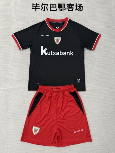 2026/27 Athletic Bilbao Away Black Soccer Uniform-208
