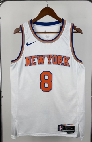 2023 Season Limied Version NBA New York Knicks White #8 Jersey-311