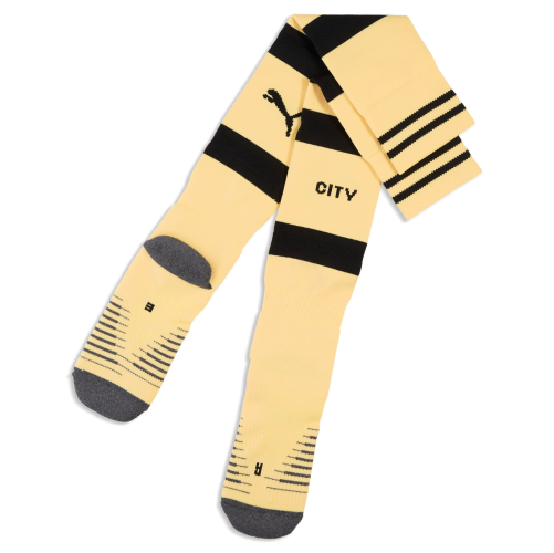 Adult & Kids 2026/27 Manchester City Away Yellow Thailand Soccer Socks
