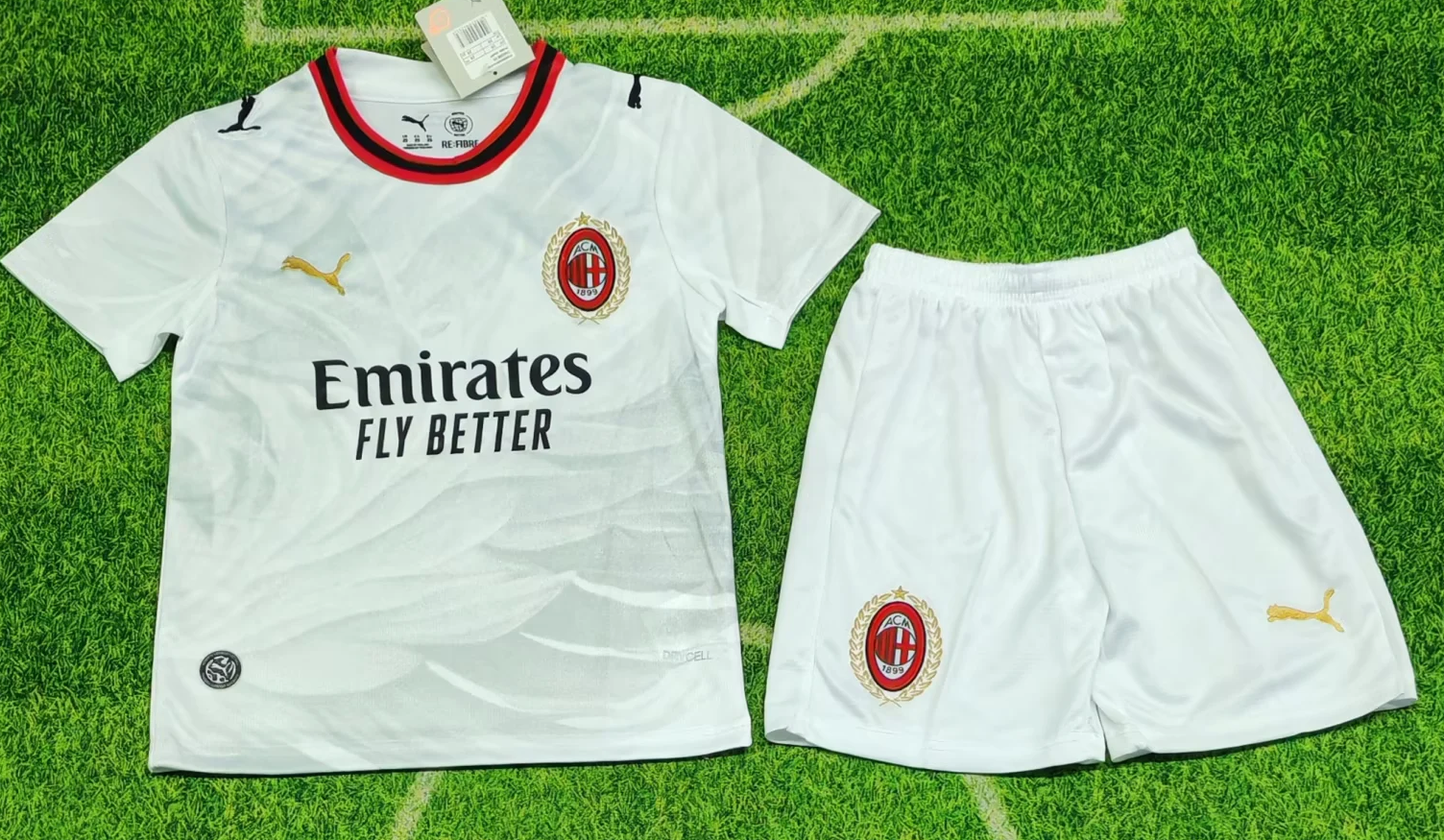 Kids 2026/27 AC Milan Away White Kids/Youth Soccer Uniform-123/507
