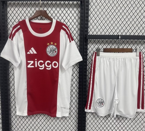 2026/27 Ajax Home Red & White Soccer Uniform-530/315