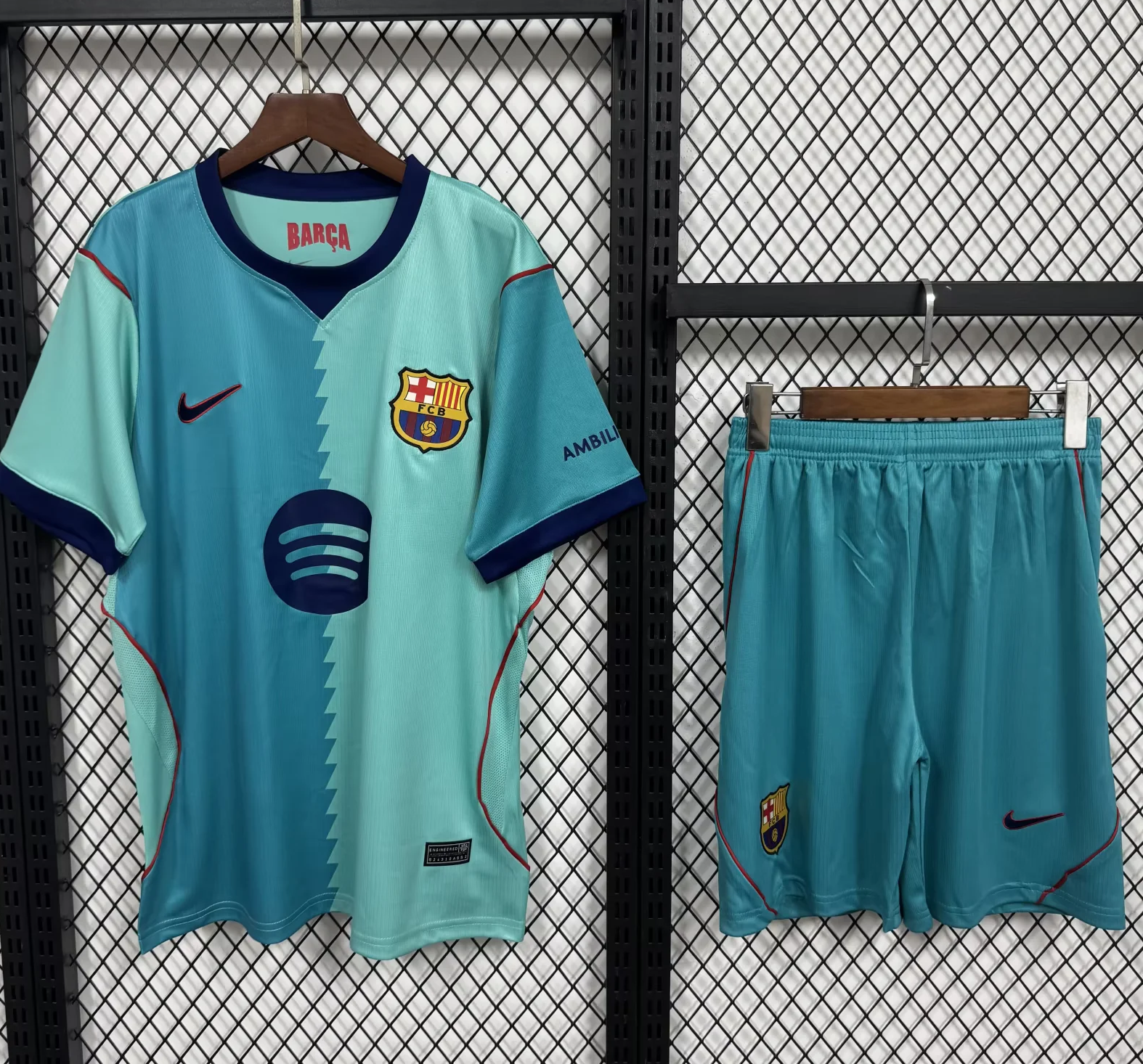 2026/27 Barcelona 2nd Away Blue Soccer Uniform-315