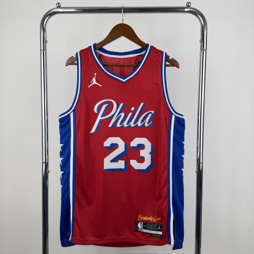 2023 Season NBA Philadelphia 76ers Red #23 Jersey-311