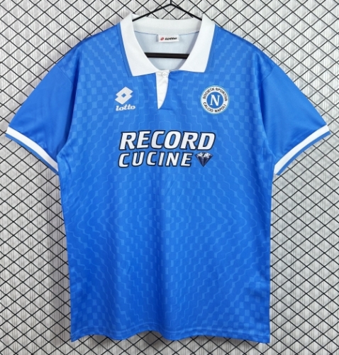 95/96 Retro Version Napoli Home Blue Thailand Soccer Jersey AAA-503