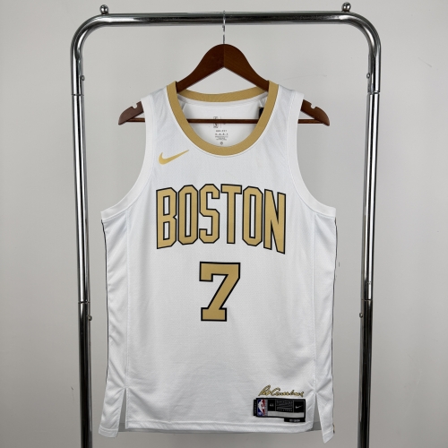 2026 Season City Version Boston Celtics White NBA #7 Jersey-311