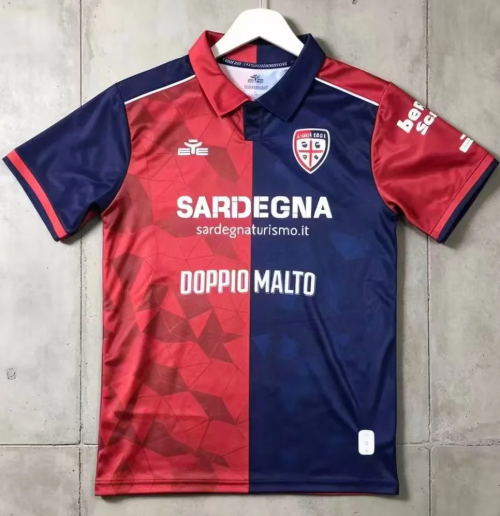 2026/27 Cagliari Calcio Home Red & Blue Thailand Soccer Jersey AAA-417