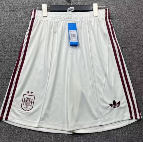 2 Star 2026/27 Spain White Thailand Soccer Shorts-315