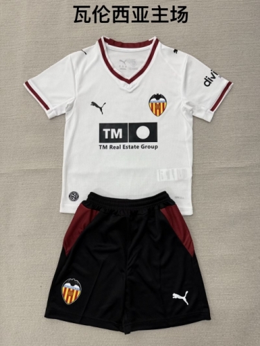 2026/27 Valencia Home White Soccer Uniform-208