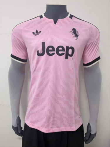 Player Version 2026/27 Juventus FC Away Pink Thailand Soccer Jersey AAA-27/308