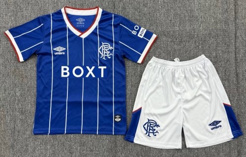 Kids 2026/27 Rangers Home Blue Kids/Youth Thailand Soccer Jersey AAA-BL/40/522