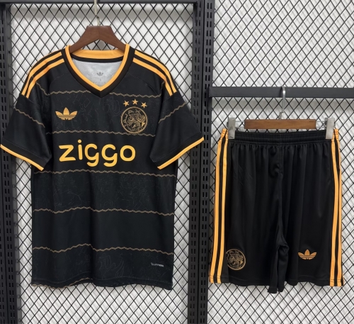 2026/27 Ajax Away Black Soccer Uniform-530