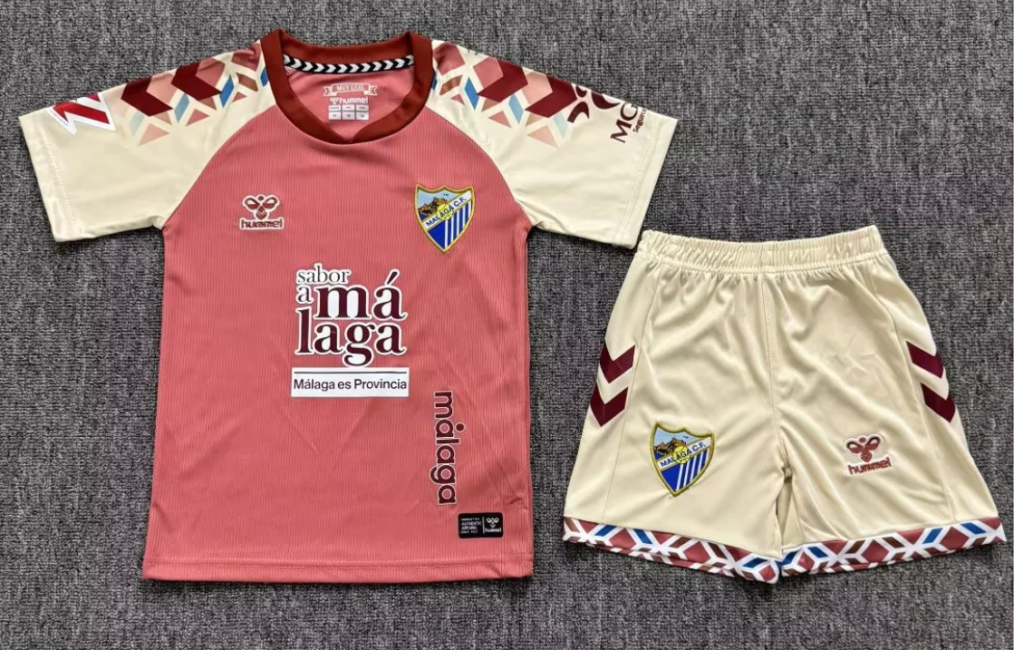 Kids 2026/27 Málaga CF Away Red Kids/Youth Soccer Uniform-208/JY