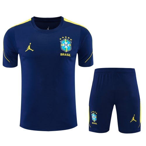 2026/27 Brazil Royal Blue Thailand Soccer Training Jerseys Uniform-418