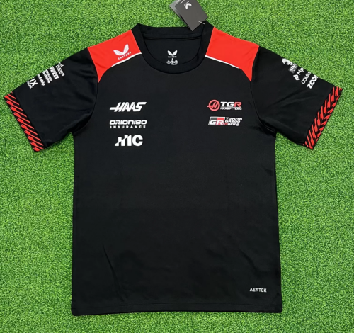 2026 #F1 Haas Black Formula One Racing Shirts-320