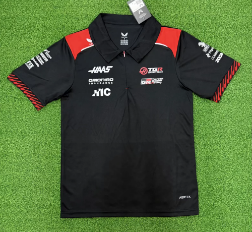 2026 #F1 Haas Black Formula One Racing Shirts-320