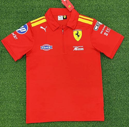 2026 #F1 Ferrar Red Formula One Racing Shirts-320
