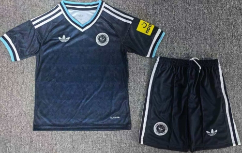 Kids 2026/27 Newcastle United Away Blue Kids/Youth Soccer Uniform-BL