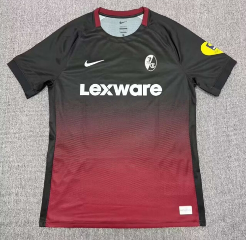 2026/27 SC Freiburg Home Black & Red Thailand Soccer Jersey AAA-47