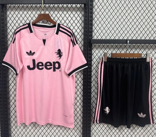 2026/27 Juventus FC Away Pink Soccer Uniform-WL