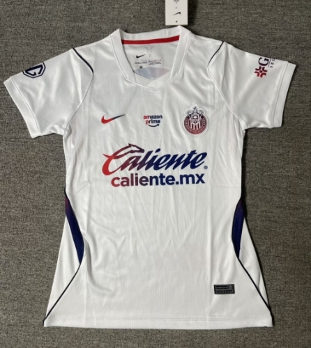 2026/27 Deportivo Guadalajara Away White Women Soccer Jersey AAA-311
