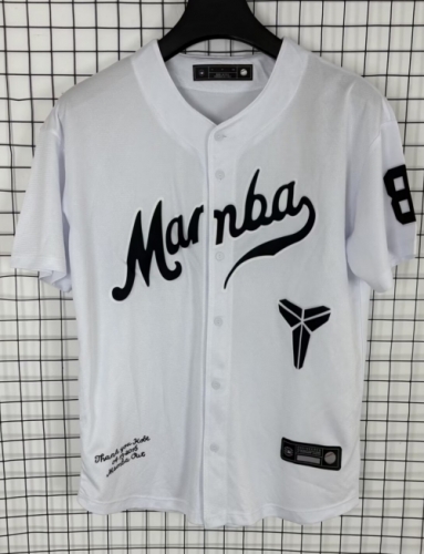 2026/27 Jointed Version Mamba Kobe White #24 Soccer Baseball uniform AAA-510
