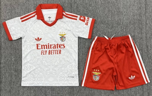 Kids 2026/27 Benfica Away White Kids/Youth Soccer Uniform-522