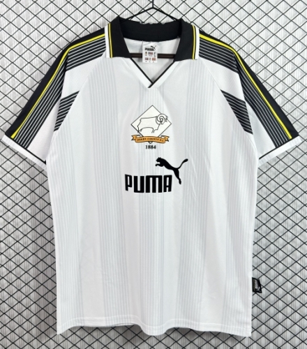 95/97 Retro Version Derby County FC Home White Thailand Soccer Jersey AAA-503