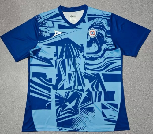 2026/27 Cruz Azul Blue Thailand Soccer Pre-Game Jersey AAA-07