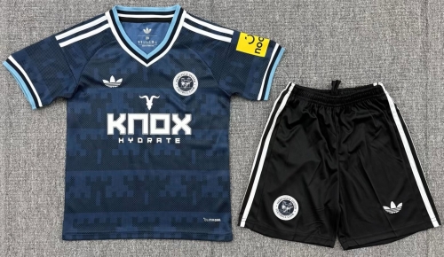 Kids 2026/27 Newcastle United Away Blue Kids/Youth Soccer Uniform-BL/530/522