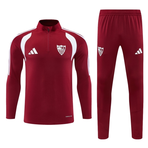 2026/27 Sevilla FC Red Soccer Tracksuit Uniform-2A