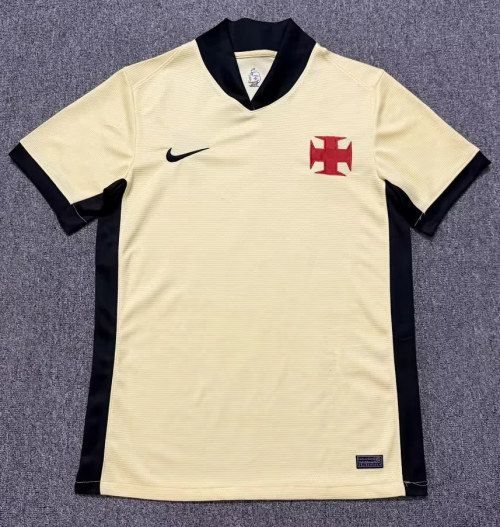 2026/27 CR Vasco da Gama 2nd Away Yellow Thailand Soccer Jersey AAA-1040