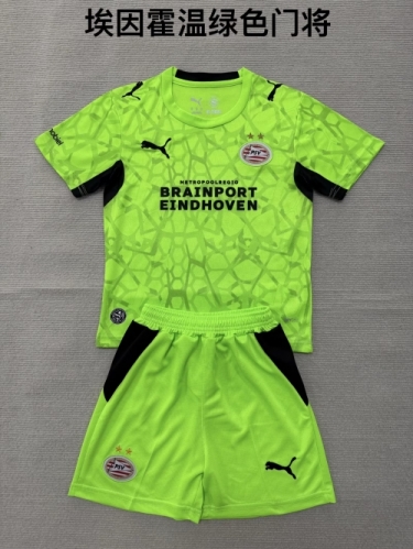 2026/27 PSV Eindhoven Goalkeeper Green Soccer Uniform-208
