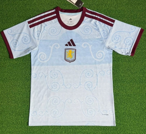 2026/27 Aston Villa 2nd Away Light Blue Thailand Soccer Jersey AAA-BL/312/320